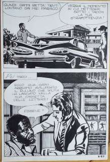 Manara, Milo | Manara, Milo - Tavola Originale - Genius n. 3 "Il treno d’oro" | Catawiki