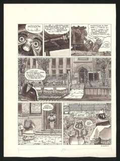 Daniel Goossens - Planche originale n°2 - Route vers l‘enfer