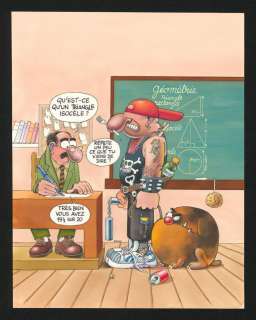 Edika - Couverture originale de Fluide Glacial n°309 de mars 2002