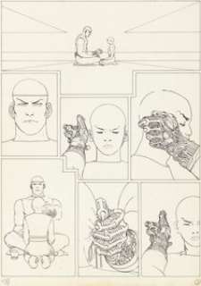 Juan Giménez Metabarons #1 Story Page 3 The Initiation of the Meta-Warrior Final Pencils/Inks Original Art (Les Humanoïdes Associés, 1992). | Heritage