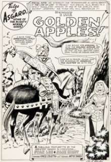 Jack Kirby and Vince Colletta Journey Into Mystery #114 Complete 5-Page Story Original Art (March, 1965). (Total: 5 Original Art) | Heritage