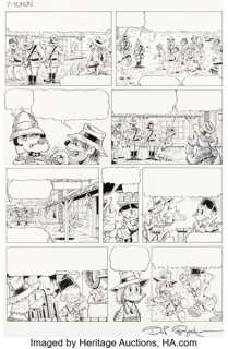 Don Rosa Walt Disney Giant #1 Uncle Scrooge Story Page 7 Original Art (Gladstone, 1995). (Total: 2 Items) | Heritage