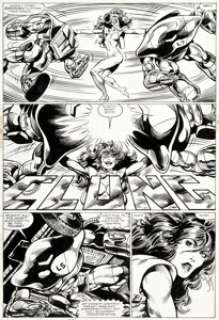 John Byrne and Kim DeMulder Marvel Graphic Novel #18 The Sensational She-Hulk Story Page 16 Original Art (Marvel, 1985).