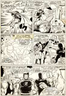 Sal Buscema and Sam Grainger The Avengers #71 Black Knight Story Page 19 Original Art (Marvel, 1969).