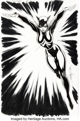 J. Scott Campbell Miss Fury #1 Variant Cover Original Art (Dynamite Entertainment, 2013).