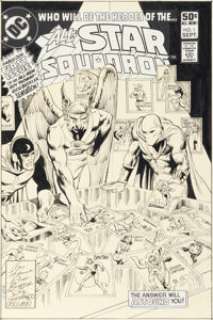 Rich Buckler and Dick Giordano All-Star Squadron #1 Cover Original Art (DC, 1981). | Heritage