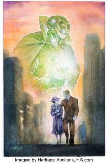 John K. Snyder III Green Lantern: Brightest Day; Blackest Night Splash Page 48 Original Art (DC, 2002).
