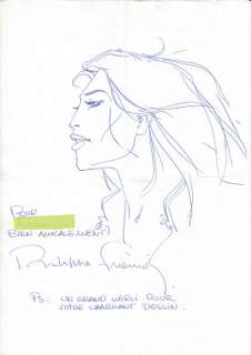 Francq, Philippe | Francq, Philippe - Dessin original dédicacé - Largo Winch | Catawiki