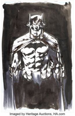 Jock The Batman Who Laughs #4 Cover Original Art (DC, 2019). | Heritage