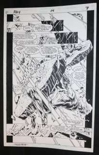 Howard Porter, Robert Jones | The Ray #14 P.7 - Ray Splash - 1995 | Anthony’s Comic Book Art