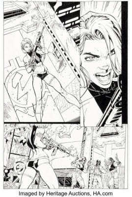 J. Scott Campbell and Richard Friend Danger Girl #7 Story Page 3 Original Art (DC/WildStorm/Cliffhanger!, 2001). | Heritage