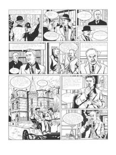 Marniquet, Frédéric | Marniquet, Frédéric - Planche originale - Les Mystères de Whitechapel T1 - Sir Henry Chapman - (2009) | Catawiki