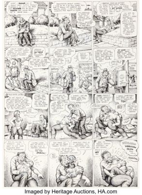 Robert Crumb Weirdo #7 "Uncle Bob’s Mid-Life Crisis" Story Page 3 Original Art (Last Gasp, 1983) | Heritage