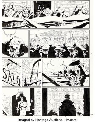 Ruben Pellejero Corto Maltès: Bajo el Sol de Medianoche #13 Story Page 66 Original Art (Norma Editorial, 2015). | Heritage