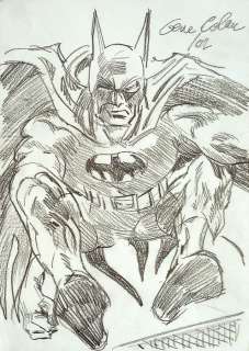 Gene Colan | Batman - Gene Colan- original Drawing Sketch - Exemplaire unique | Catawiki