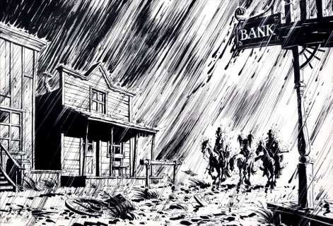 Cromwell - Minettos Desperados, illustration Ã  l‘encre de…