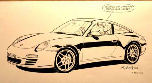 Tibet / Brichau, Franck - Dessin original - Ric Hochet - (2009) | Catawiki