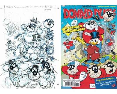Arild Midthun | Beagle Boys D 28298 - 70 year anniversary cover by Arild Midthun | Catawiki