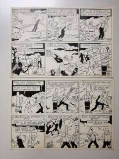 De Moor, Bob | De Moor, Bob - Originele pagina - De Nieuwe avonturen van Tijl Uilenspiegel 4 - De zwarte ossewagen - (1951) | Catawiki