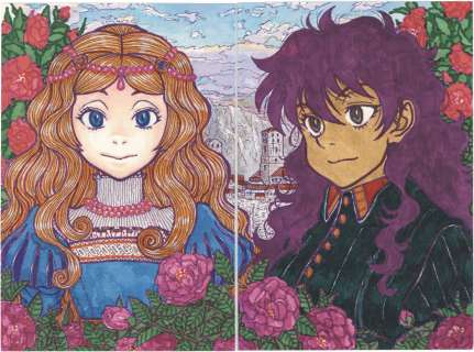 Two postcards with Hand-Drawn Color Illustration by Kenya Suzuki , "Rosokuhime" | Mandarake (Big Web)