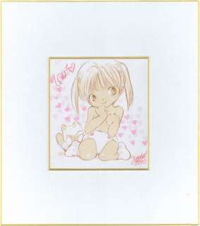 Aki Uchiyama Hand-Drawn Color Shikishi | Mandarake (Big Web)