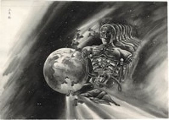 Masami Watanabe Hand-Drawn Illustration "Dengeki Sentai Changeman" | Mandarake (Big Web)