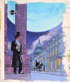 Mézières - Valérian, illustration Ã  l‘encre de Chine, Ã …