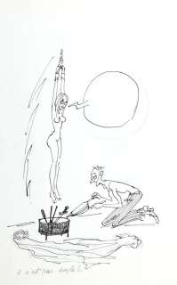 Lauzier | Il n’est pas simple !..., illustration Ã  l’encre… | Millon