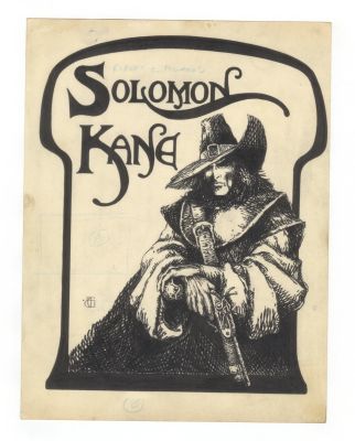Savage Sword of Conan #13 pg50 Solomon Kane Original Art Bob Gould | Neat Stuff Vault