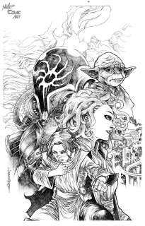 Harvey Tolibao - Star Wars High Republic Adventures Issue 3 Cover Issue 3 Page Cover