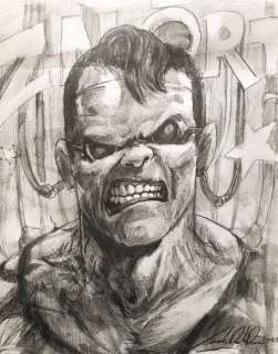 Scorda, Renato Ramon alias Red Tattoo - 1 Original drawing - "Omaggio a Ranxerox" | Catawiki