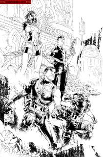 Danny Miki Joe Quesada - Covers / Pinups Issue X-Men # 13 Cover Page Cover