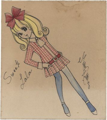 Yoko Kitajima Hand-Drawn Color Shikishi "Sweet Lala" | Mandarake (Big Web)