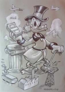 Alessandro Gottardo - 1 Original drawing - Uncle Scrooge - "Tycoon" - 2022 | Catawiki