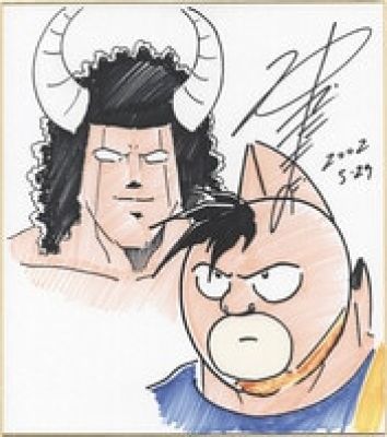 Hand-Drawn Color Shikishi of "Kinnikuman" by Yudetamago | Mandarake (Big Web)