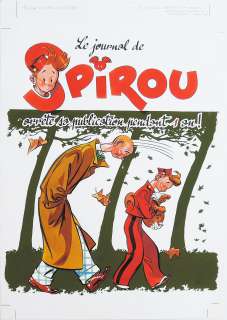 Alec Séverin | Spirou et Fantasio Illustration originale Ã  l’encre de chine | Septimus