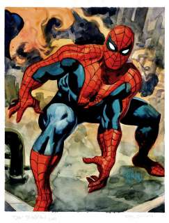 Dan Brereton - spider-man painting
