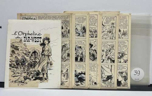 Noël GLOESNER. « L’Orpheline du Far-West ». 30 planches. Encre de… | misc / divers