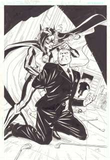 Cliff Richards, Rebecca Buchman - Huntress: Year One #5 P.4 - Huntress Splash - 2008 Signed