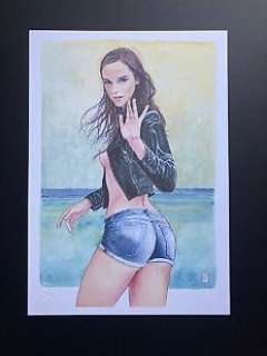 Manara, Milo - 1 Offset Print - Dive del Cinema - "Emma Watson" | Catawiki