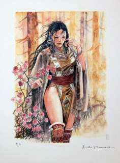 Manara, Milo - 1 Offset Print - Un Été indien - Desirables 4 - 2017 | Catawiki