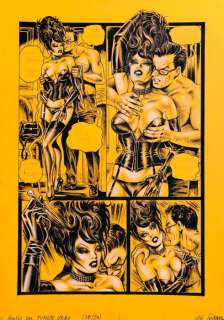 Nik Guerra - 1 Original colour page - Il Giallo del fumetto Nero - “Magenta” tavola 38 - 2023 | Catawiki