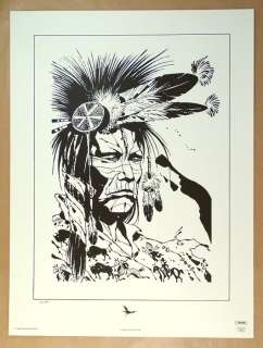 Comès, Didier - 1 Offset Print - Indien 1000 Editions - 1992 | Catawiki