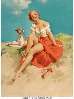 Haddon Hubbard Sundblom (American, 1899-1976) Summer’s Day Oil on canvas 40 x 30 inches (101.6 x 76.2 cm) Signed cen... | Heritage