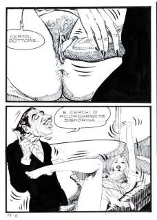 Milo Manara - 1 Original page - EP Risate #9 - "il miracolo del cacchio" - 1978 | Catawiki