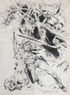 Carlo Raffaele Marcello - Original illustration for Tex. Cm. 25x35. Ink. Signed. Mint