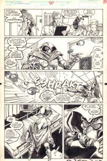 Dan Green, Terry Shoemaker - sleepwalker #30 p. 14 / 18 - sleepwalker action - 1993 signed