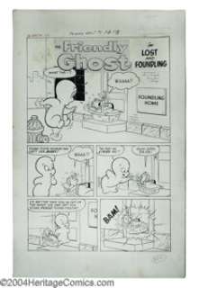 Martin Taras, Warren Kremer, Howard Post, Sid Couchy, et al - Original Art for The Friendly Ghost Casper #1, -