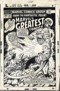 Ron Wilson and Joe Sinnott - Original Cover Art for Marvel’s Greatest Comics #58 (Marvel, 1975). This dramatic - | Heritage