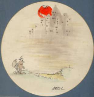 Dan O‘Neill - Odd Bodkins Illustration Original Art (undated). Dan O‘Neill sold his daily comic strip Odd Bodkins -